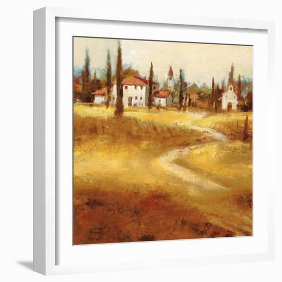 Tuscan Path-Paul Santiago-Framed Art Print