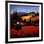 Tuscan Poppies-Unknown-Framed Art Print
