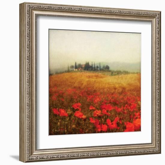 Tuscan Poppies-Amy Melious-Framed Art Print