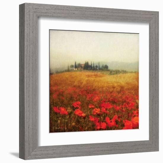 Tuscan Poppies-Amy Melious-Framed Art Print