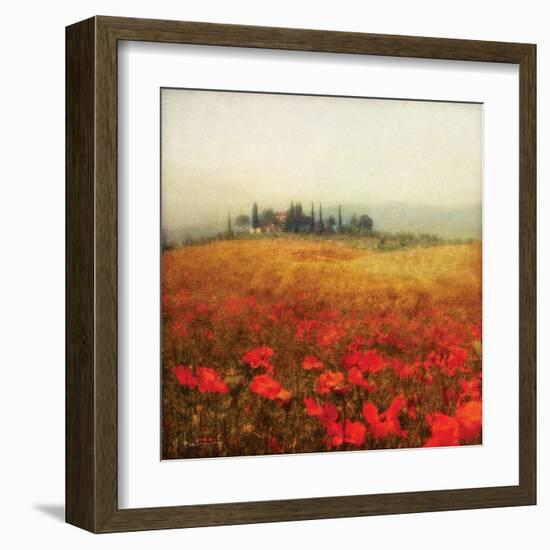 Tuscan Poppies-Amy Melious-Framed Art Print