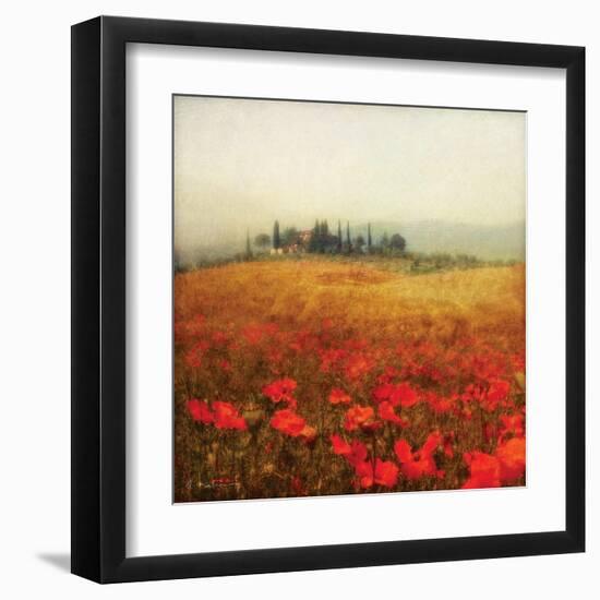 Tuscan Poppies-Amy Melious-Framed Art Print