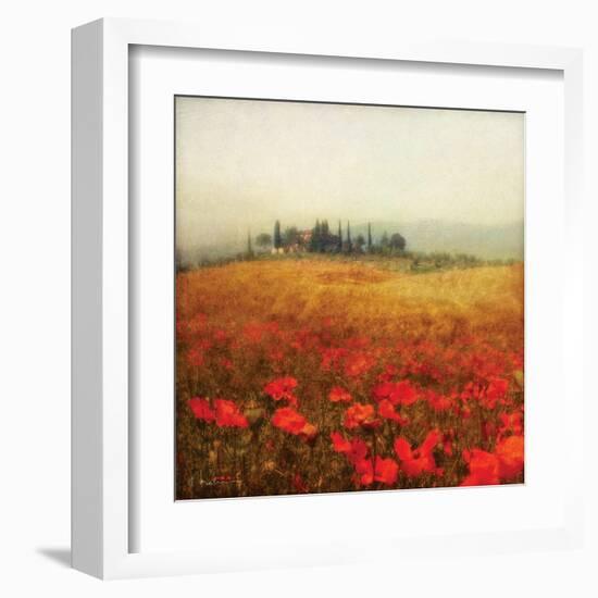 Tuscan Poppies-Amy Melious-Framed Art Print