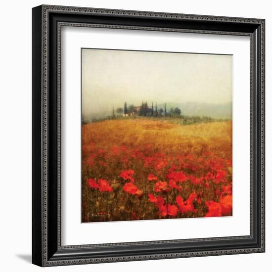 Tuscan Poppies-Amy Melious-Framed Art Print