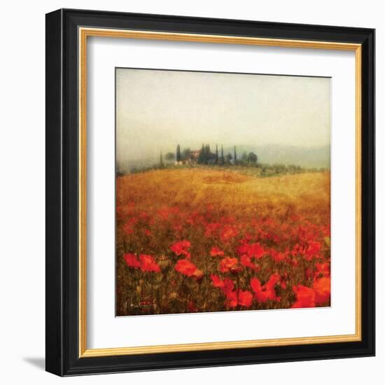 Tuscan Poppies-Amy Melious-Framed Art Print