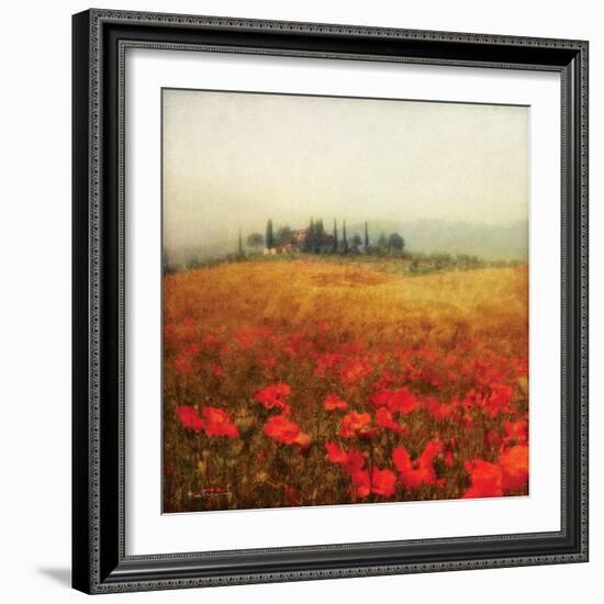 Tuscan Poppies-Amy Melious-Framed Art Print