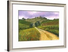 Tuscan Road-Michael Swanson-Framed Art Print