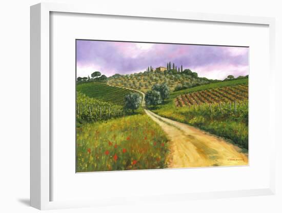 Tuscan Road-Michael Swanson-Framed Art Print