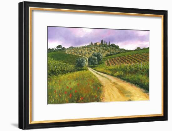 Tuscan Road-Michael Swanson-Framed Art Print