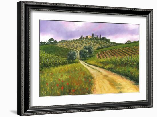 Tuscan Road-Michael Swanson-Framed Art Print