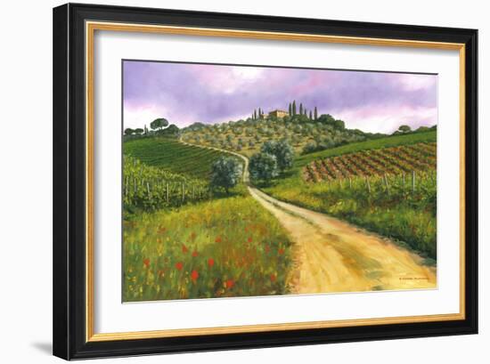 Tuscan Road-Michael Swanson-Framed Art Print