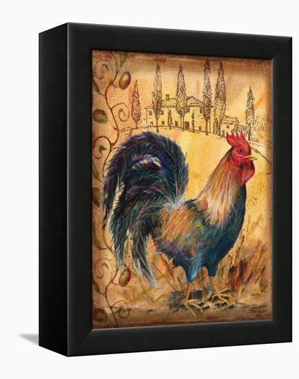 Tuscan Rooster I-Todd Williams-Framed Stretched Canvas