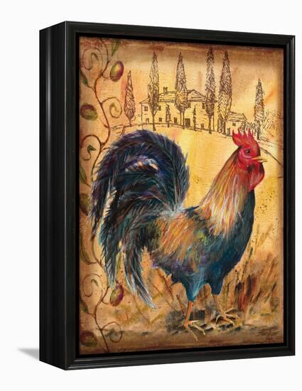 Tuscan Rooster I-Todd Williams-Framed Stretched Canvas