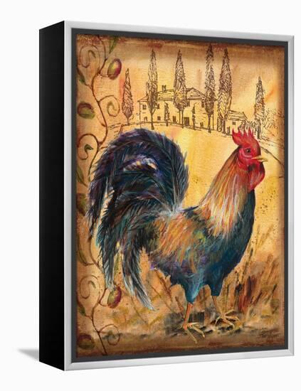 Tuscan Rooster I-Todd Williams-Framed Stretched Canvas