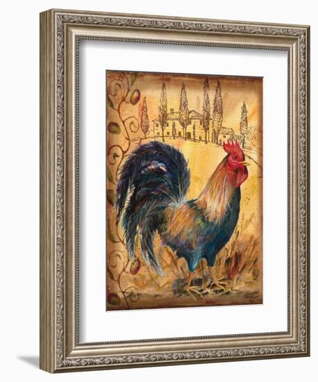 Tuscan Rooster I-Todd Williams-Framed Art Print