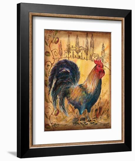 Tuscan Rooster I-Todd Williams-Framed Art Print