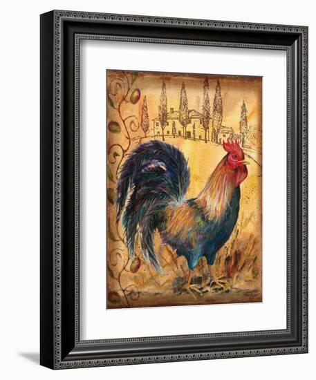 Tuscan Rooster I-Todd Williams-Framed Art Print