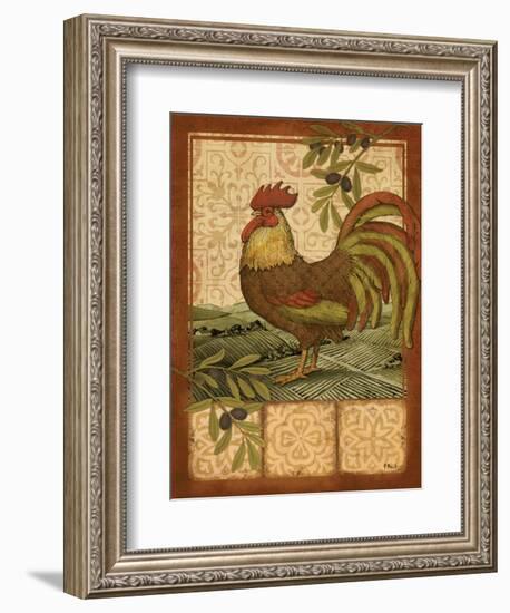 Tuscan Rooster I-Paul Brent-Framed Art Print