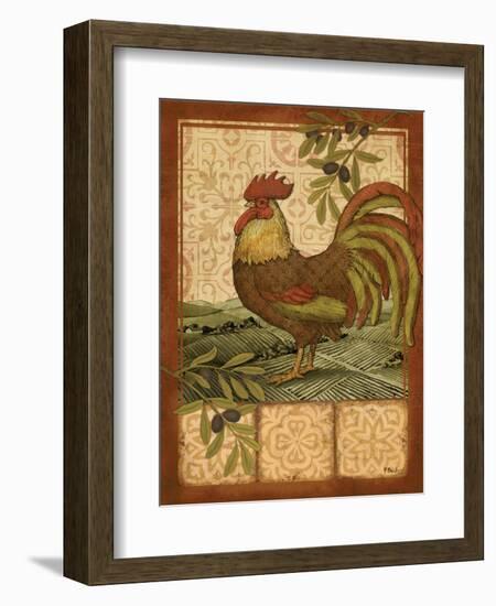 Tuscan Rooster I-Paul Brent-Framed Art Print