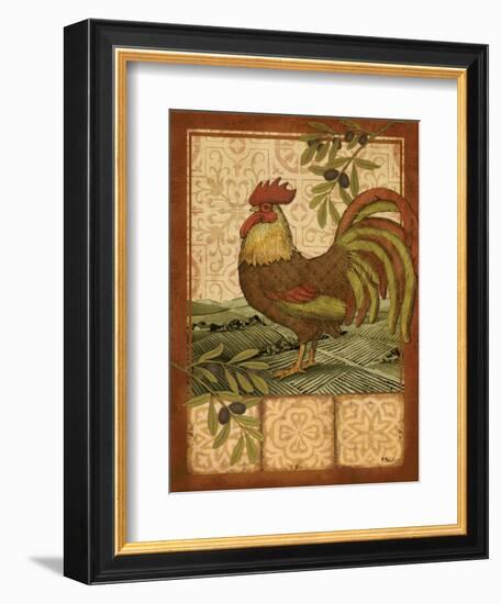 Tuscan Rooster I-Paul Brent-Framed Art Print