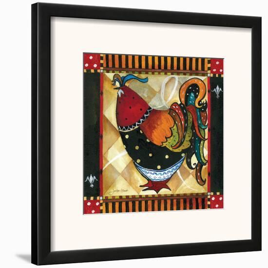 Tuscan Rooster II-Jennifer Garant-Framed Art Print