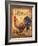 Tuscan Rooster II-Todd Williams-Framed Art Print