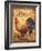 Tuscan Rooster II-Todd Williams-Framed Art Print