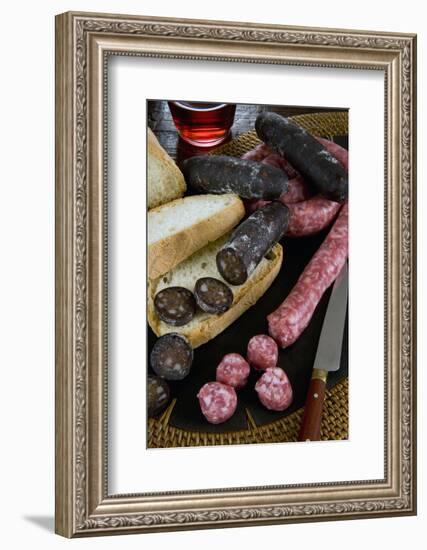 Tuscan Sausages, Tuscan Cuisine, Tuscany, Italy-Nico Tondini-Framed Photographic Print