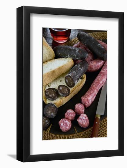 Tuscan Sausages, Tuscan Cuisine, Tuscany, Italy-Nico Tondini-Framed Photographic Print