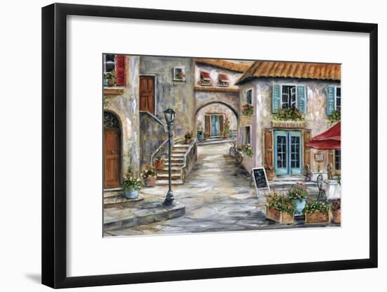 Tuscan St Scene-Marilyn Dunlap-Framed Art Print