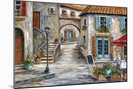 Tuscan St Scene-Marilyn Dunlap-Mounted Art Print