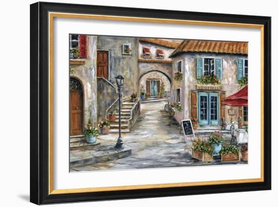 Tuscan St Scene-Marilyn Dunlap-Framed Art Print