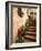 Tuscan Staircase, Italy-Walter Bibikow-Framed Photographic Print