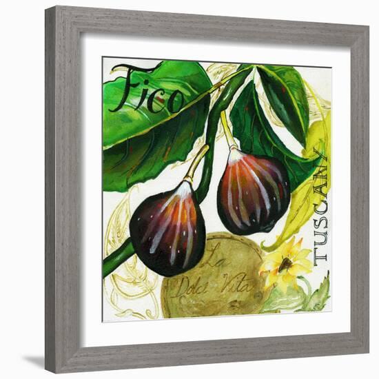 Tuscan Sun Figs-Jennifer Garant-Framed Giclee Print