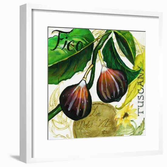 Tuscan Sun Figs-Jennifer Garant-Framed Giclee Print