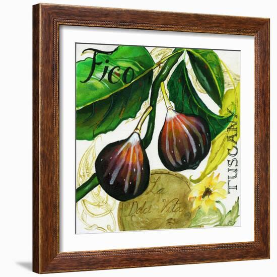 Tuscan Sun Figs-Jennifer Garant-Framed Giclee Print