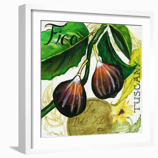 Tuscan Sun Figs-Jennifer Garant-Framed Giclee Print