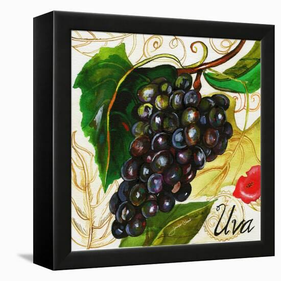 Tuscan Sun Grapes-Jennifer Garant-Framed Premier Image Canvas