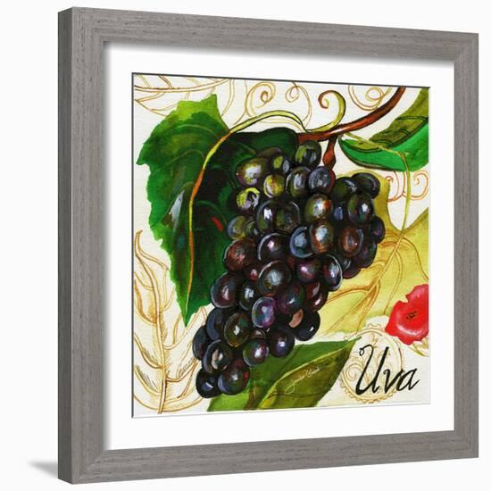 Tuscan Sun Grapes-Jennifer Garant-Framed Giclee Print