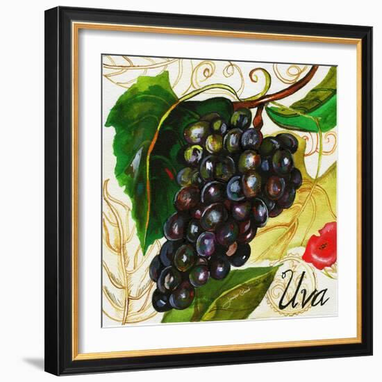 Tuscan Sun Grapes-Jennifer Garant-Framed Giclee Print