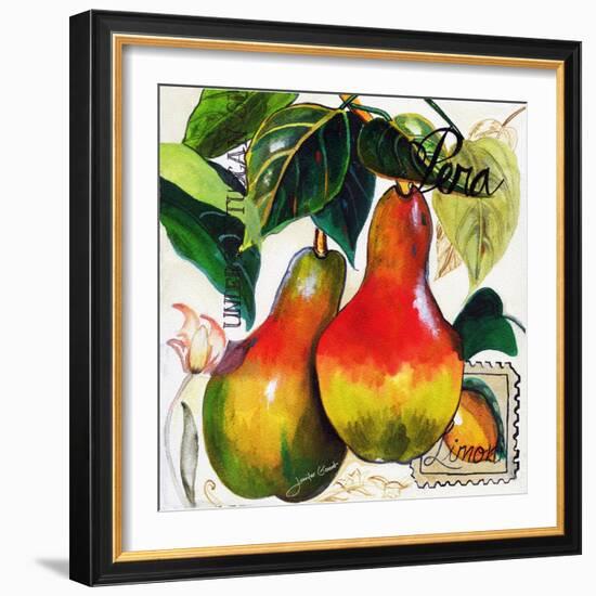 Tuscan Sun Pears-Jennifer Garant-Framed Giclee Print