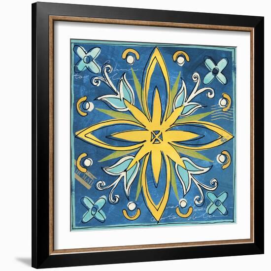 Tuscan Sun Tile I Color-Anne Tavoletti-Framed Art Print