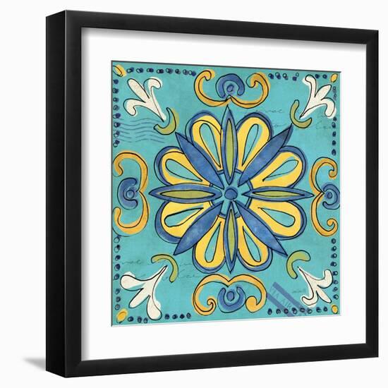 Tuscan Sun Tile IV Color-Anne Tavoletti-Framed Art Print