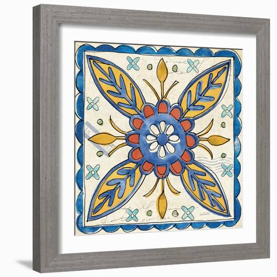 Tuscan Sun Tiles III Talavera-Anne Tavoletti-Framed Photographic Print