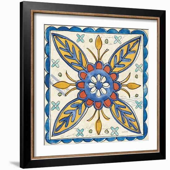 Tuscan Sun Tiles III Talavera-Anne Tavoletti-Framed Photographic Print