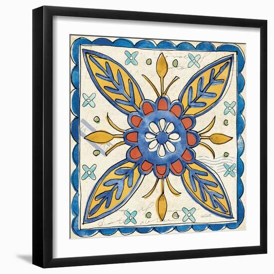 Tuscan Sun Tiles III Talavera-Anne Tavoletti-Framed Photographic Print