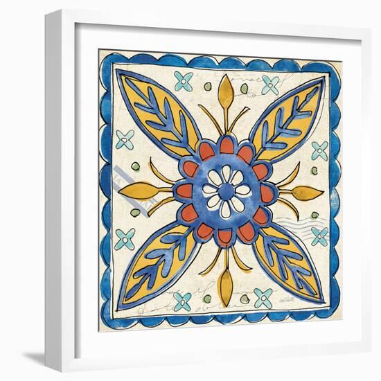 Tuscan Sun Tiles III Talavera-Anne Tavoletti-Framed Photographic Print