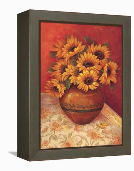 Tuscan Sunflowers II-Pamela Gladding-Framed Stretched Canvas