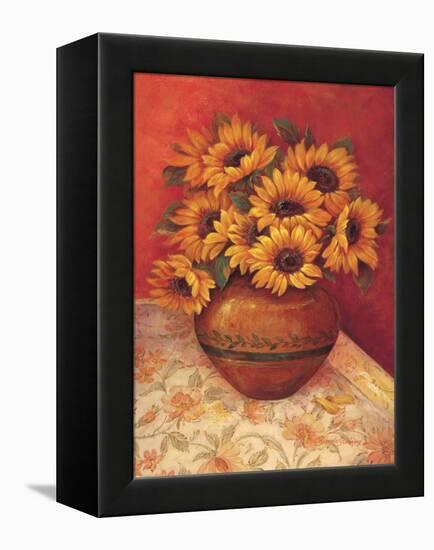 Tuscan Sunflowers II-Pamela Gladding-Framed Stretched Canvas