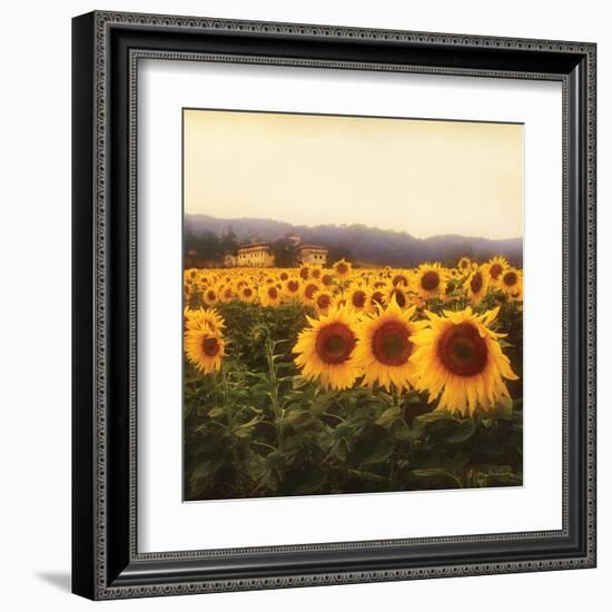 Tuscan Sunflowers-Amy Melious-Framed Art Print